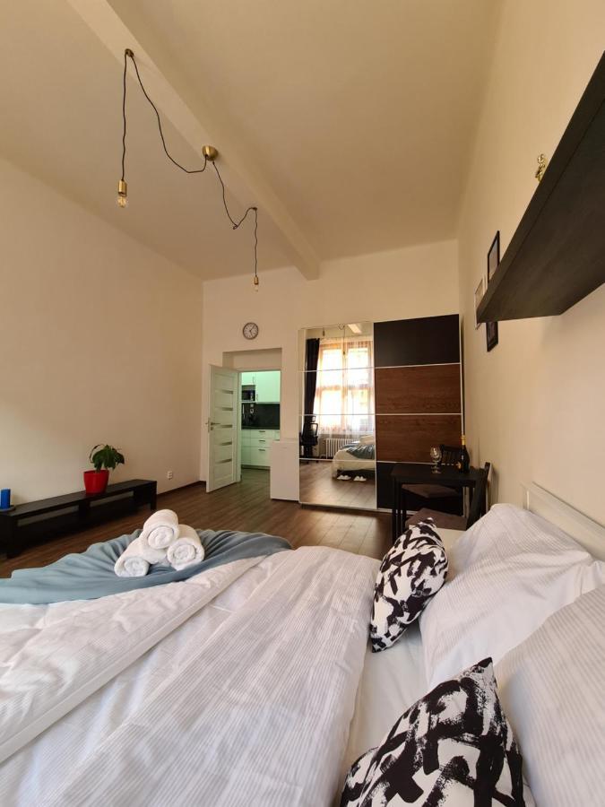 Apartmán Světlý prostorný byt v Karlíně Praha Exteriér fotografie