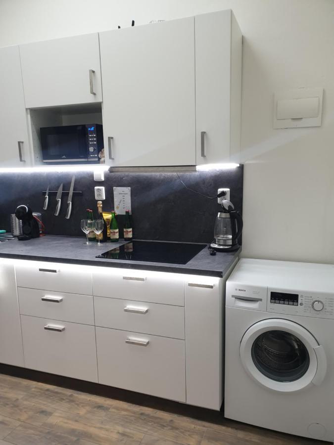 Apartmán Světlý prostorný byt v Karlíně Praha Exteriér fotografie